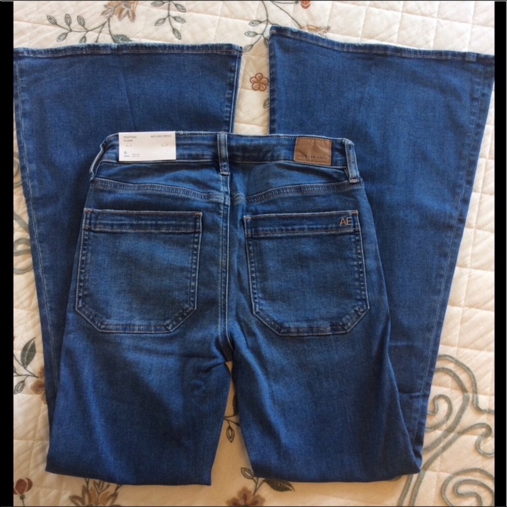 American eagle festival flare jeans